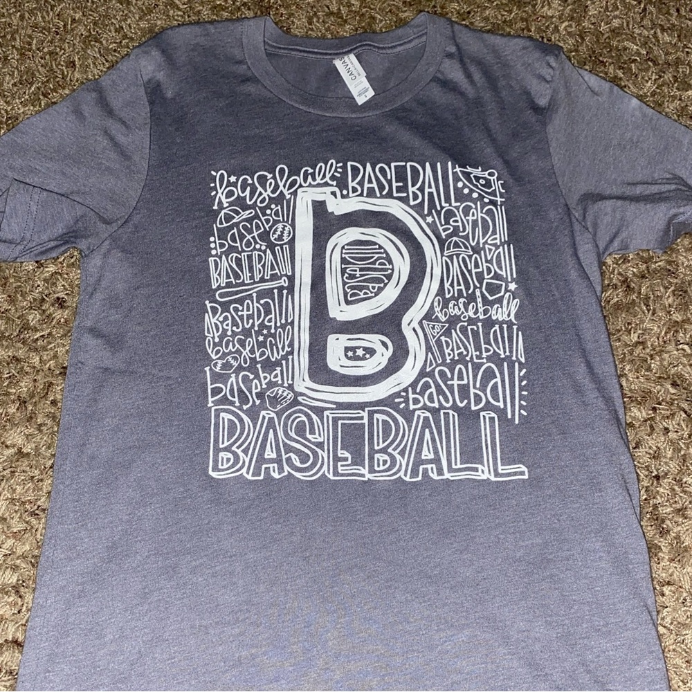 Baseball Bella canvas tee size small